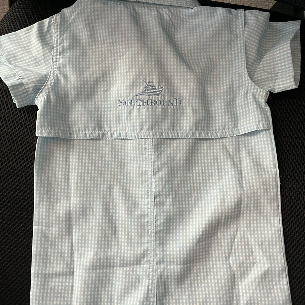 Southbound boys size 9 months blue onesie